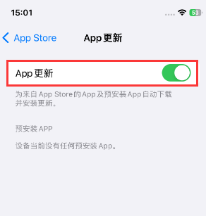 稻城苹果15维修中心如何让iPhone15APP自动更新